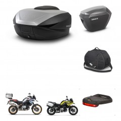 SHAD Maletas sh23 alu + soporte montaje baul SH59 accesorios 59L KIT-462921