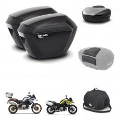 SHAD SH59 trunk + mounting bracket sh23 suitcases accessories 59L KIT-462936