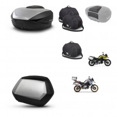 SHAD SH35 PREMIUM suitcases + mounting bracket SH59 trunk accessories 59L KIT-462938