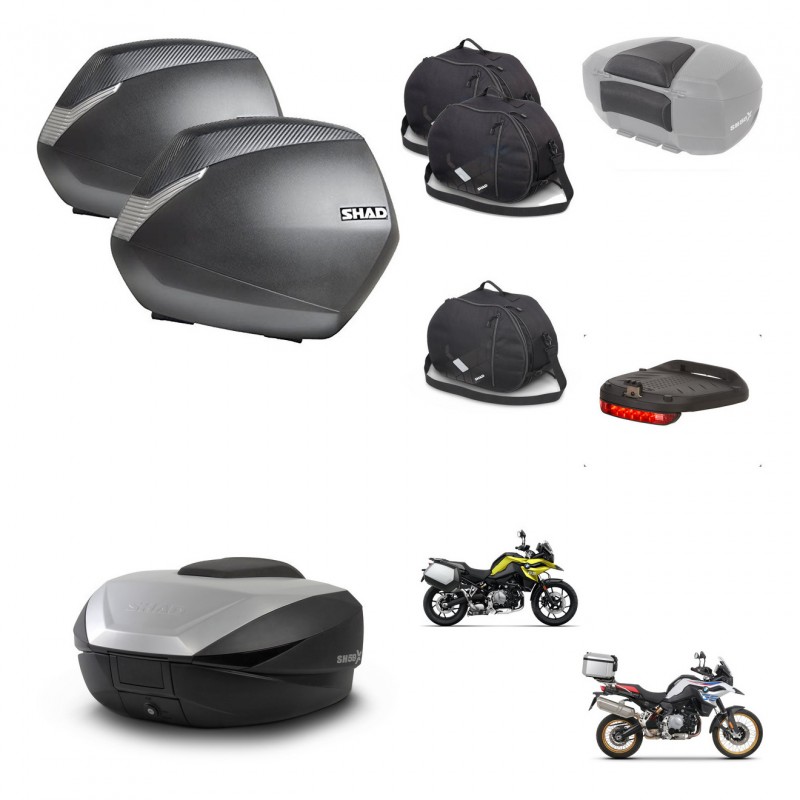 SHAD SH59 trunk + mounting bracket SH36 suitcases accessories 59L KIT-462941