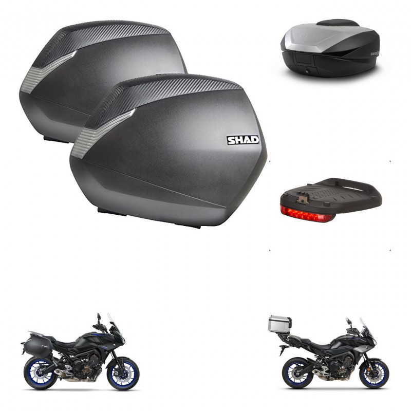 SHAD SH59 trunk + mounting bracket SH36 suitcases accessories 59L KIT-462952