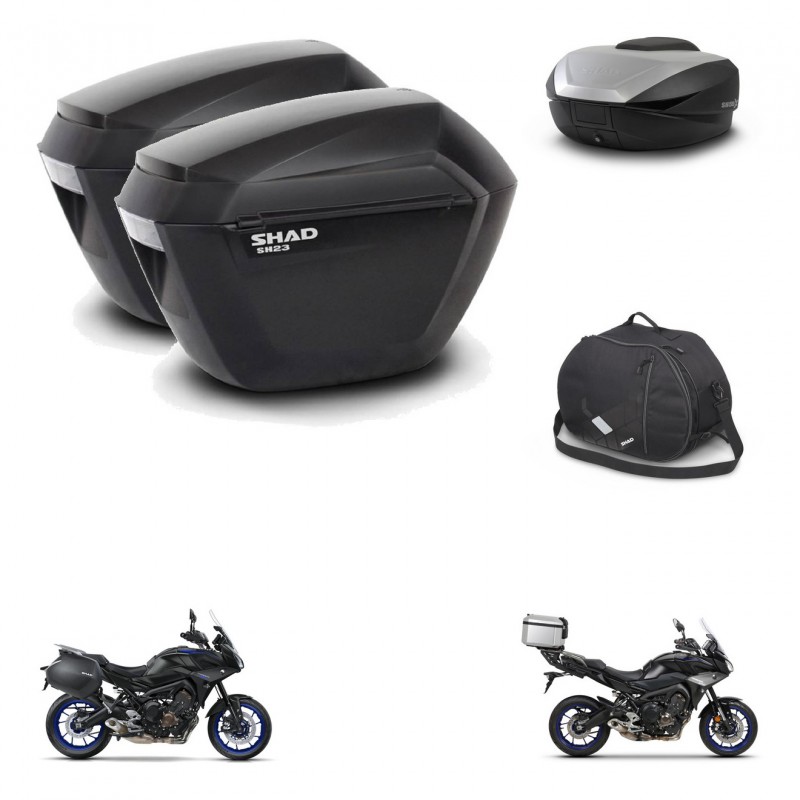 SHAD SH59 trunk + mounting bracket sh23 suitcases accessories 59L KIT-462960