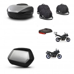 SHAD SH35 PREMIUM suitcases + mounting bracket SH59 trunk accessories 59L KIT-462968