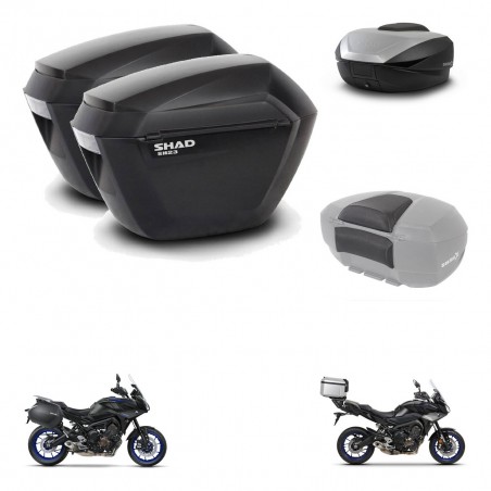 SHAD SH59 trunk + mounting bracket sh23 suitcases accessories 59L KIT-462972