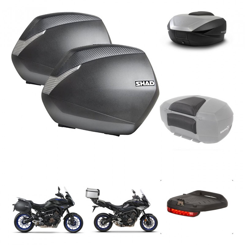 SHAD SH59 trunk + mounting bracket SH36 suitcases accessories 59L KIT-462976