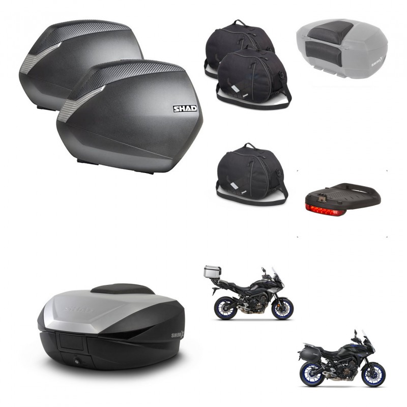 SHAD SH59 trunk + mounting bracket SH36 suitcases accessories 59L KIT-462989