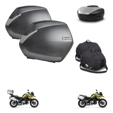 SHAD SH59 trunk + mounting bracket SH36 suitcases accessories 59L KIT-462995