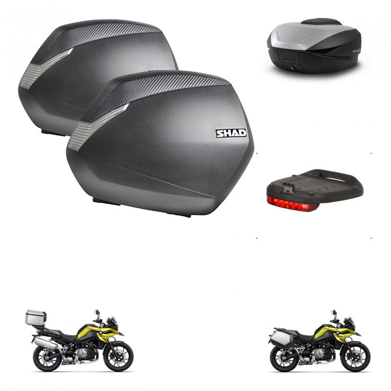 SHAD SH59 trunk + mounting bracket SH36 suitcases accessories 59L KIT-463000