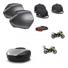 SHAD SH59 trunk + mounting bracket SH36 suitcases accessories 59L KIT-463013