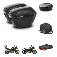 SHAD SH59 trunk + mounting bracket sh23 suitcases accessories 59L KIT-463014