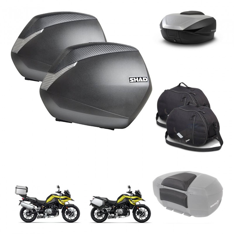 SHAD SH59 trunk + mounting bracket SH36 suitcases accessories 59L KIT-463019