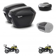 SHAD SH59 trunk + mounting bracket sh23 suitcases accessories 59L KIT-463020