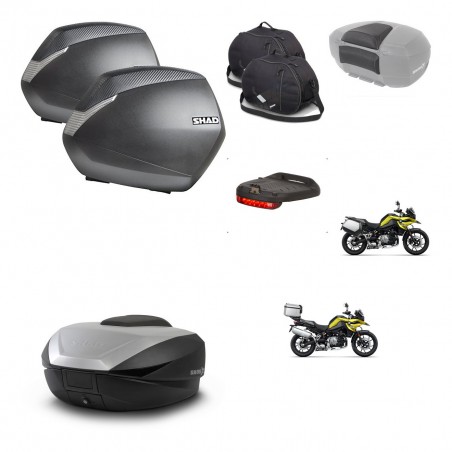 SHAD Baul SH59 + soporte montaje maletas SH36 accesorios 59L KIT-463025