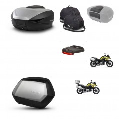 SHAD SH35 PREMIUM suitcases + mounting bracket SH59 trunk accessories 59L KIT-463028