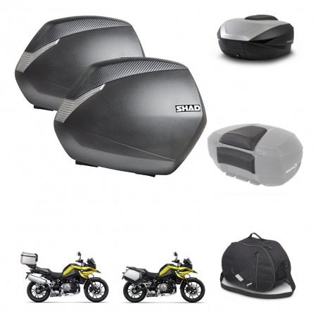 SHAD SH59 trunk + mounting bracket SH36 suitcases accessories 59L KIT-463030