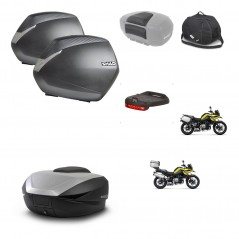 SHAD SH59 trunk + mounting bracket SH36 suitcases accessories 59L KIT-463036