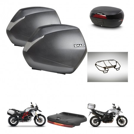 SHAD Baul SH46 + soporte montaje maletas SH36 accesorios 45 L KIT-463048
