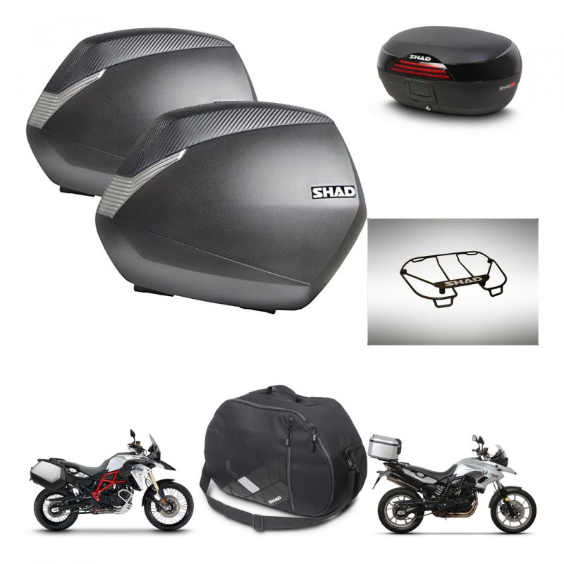 SHAD Baul SH46 + soporte montaje maletas SH36 accesorios 45 L KIT-463054