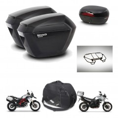 SHAD SH46 trunk + mounting bracket sh23 suitcases accessories 45 L KIT-463056