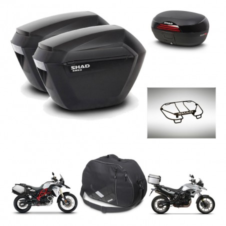 SHAD Baul SH46 + soporte montaje maletas sh23 accesorios 45 L KIT-463056