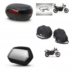 SHAD Maletas SH35 PREMIUM + soporte montaje baul SH46 accesorios 45 L KIT-463058