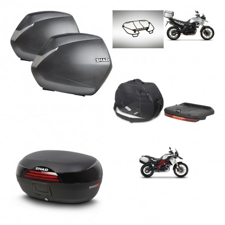 SHAD Baul SH46 + soporte montaje maletas SH36 accesorios 45 L KIT-463060
