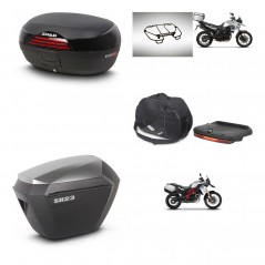 SHAD SH23 alu suitcases + mounting bracket SH46 trunk accessories 45 L KIT-463065