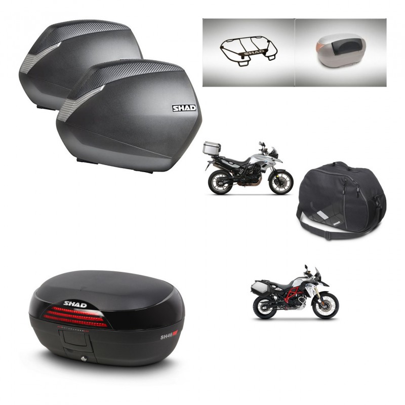 SHAD Baul SH46 + soporte montaje maletas SH36 accesorios 45 L KIT-463078