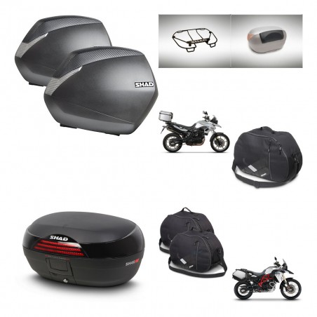 SHAD Baul SH46 + soporte montaje maletas SH36 accesorios 45 L KIT-463079