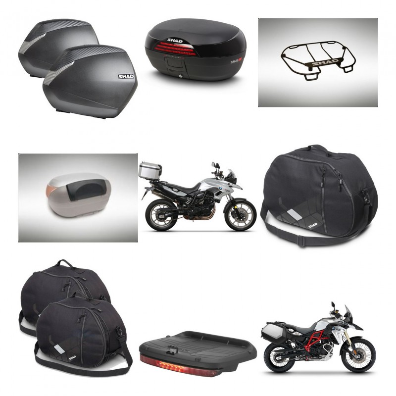 SHAD SH46 trunk + mounting bracket SH36 suitcases accessories 45 L KIT-463085