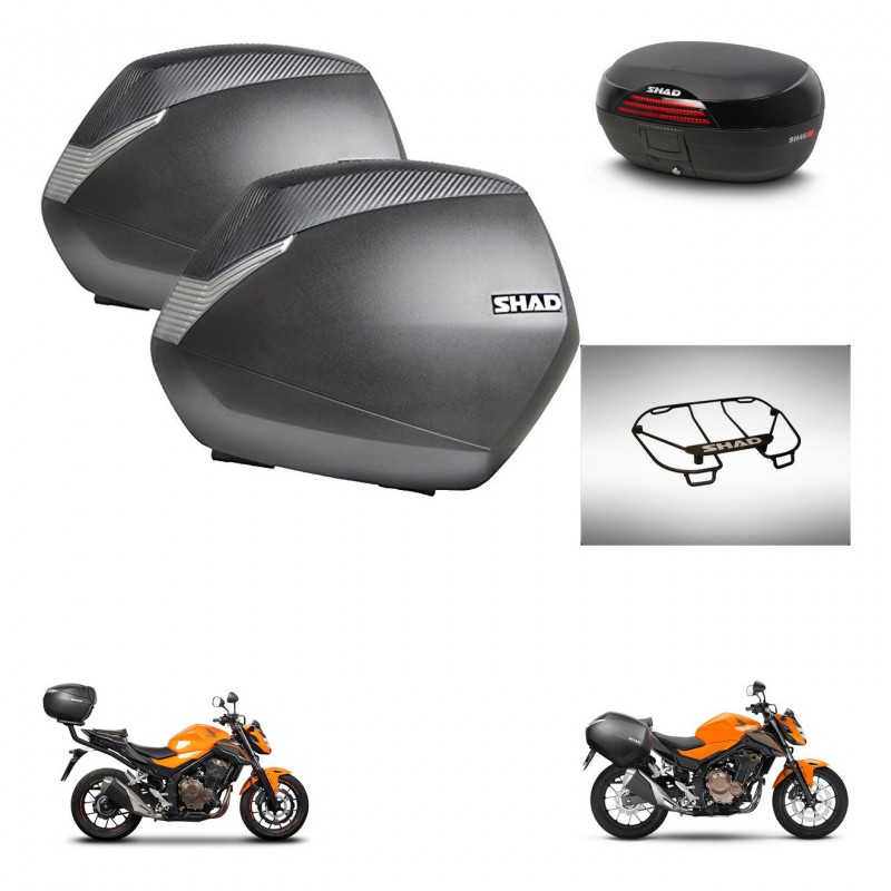 SHAD Baul SH46 + soporte montaje maletas SH36 accesorios 45 L KIT-463098