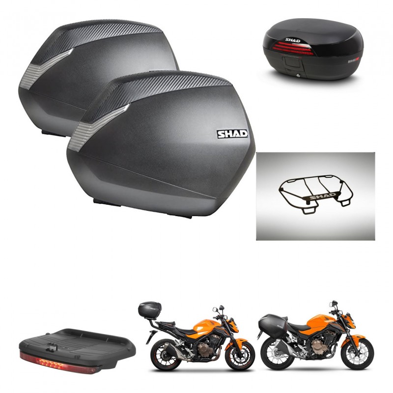 SHAD Baul SH46 + soporte montaje maletas SH36 accesorios 45 L KIT-463104