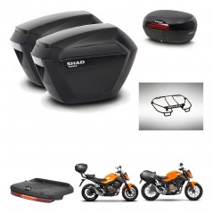 SHAD Baul SH46 + soporte montaje maletas sh23 accesorios 45 L KIT-463106