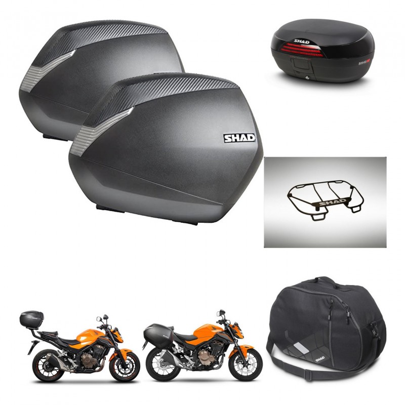 SHAD Baul SH46 + soporte montaje maletas SH36 accesorios 45 L KIT-463110