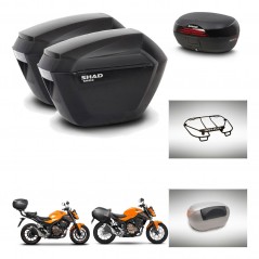 SHAD SH46 trunk + mounting bracket sh23 suitcases accessories 45 L KIT-463124