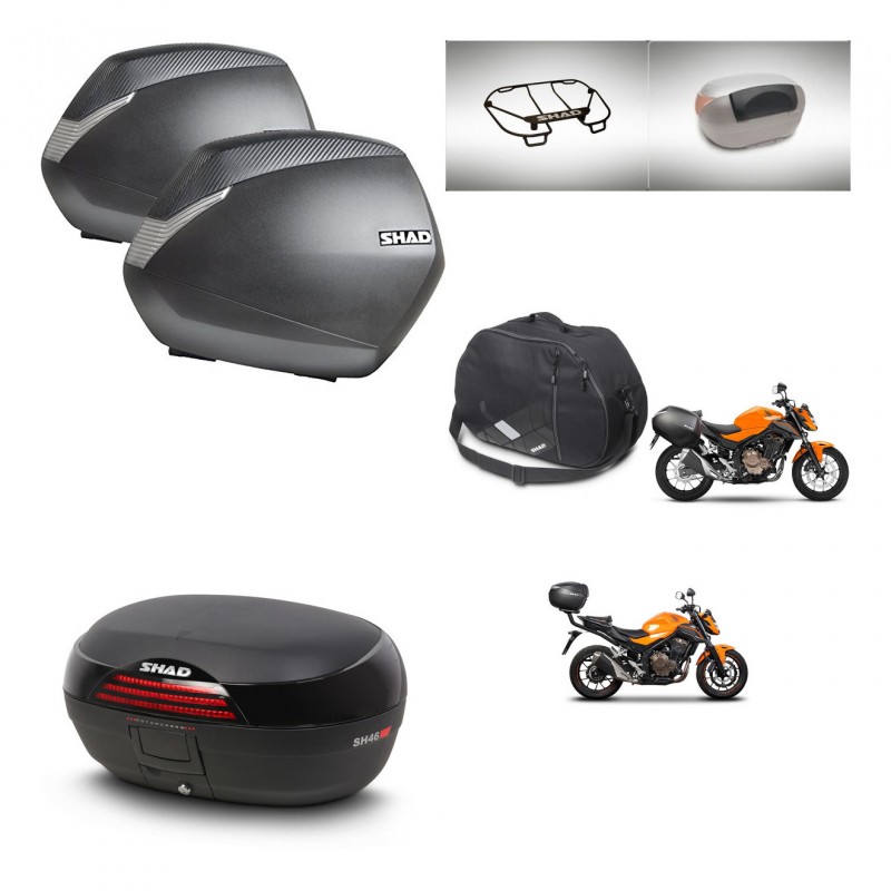 SHAD Baul SH46 + soporte montaje maletas SH36 accesorios 45 L KIT-463134