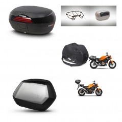 SHAD SH35 PREMIUM suitcases + mounting bracket SH46 trunk accessories 45 L KIT-463137
