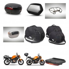 SHAD Maletas SH35 PREMIUM + soporte montaje baul SH46 accesorios 45 L KIT-463144