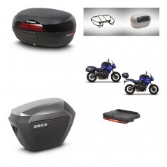 SHAD SH23 alu suitcases + mounting bracket SH46 trunk accessories 45 L KIT-463151