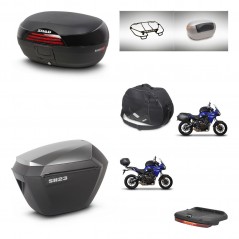 SHAD SH23 alu suitcases + mounting bracket SH46 trunk accessories 45 L KIT-463153