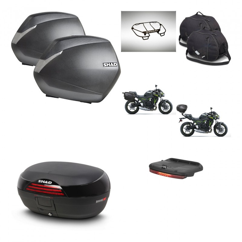 SHAD SH46 trunk + mounting bracket SH36 suitcases accessories 45 L KIT-463161