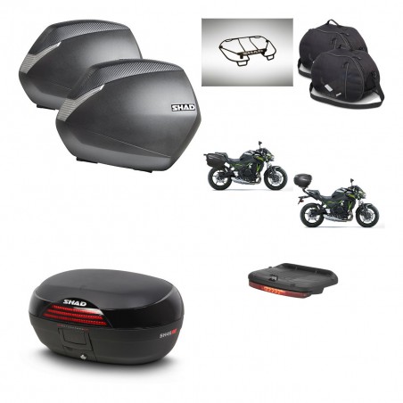 SHAD Baul SH46 + soporte montaje maletas SH36 accesorios 45 L KIT-463161