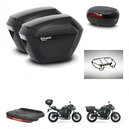 SHAD Baul SH46 + soporte montaje maletas sh23 accesorios 45 L KIT-463162