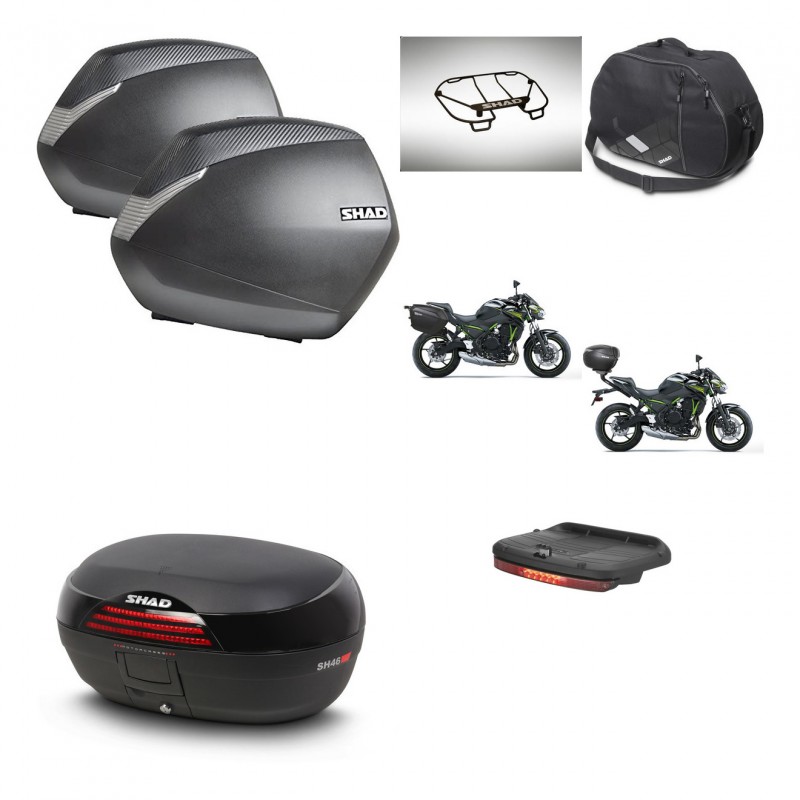 SHAD Baul SH46 + soporte montaje maletas SH36 accesorios 45 L KIT-463172