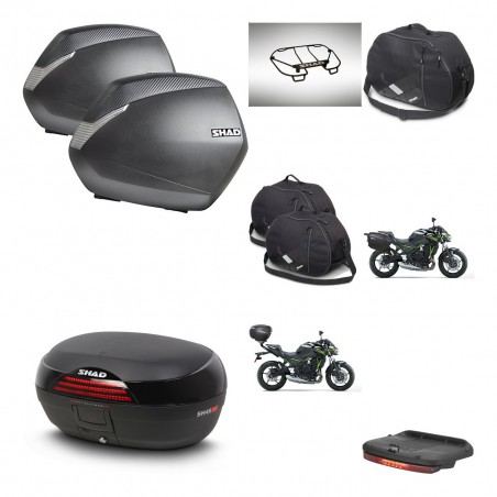 SHAD SH46 trunk + mounting bracket SH36 suitcases accessories 45 L KIT-463173