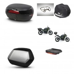 SHAD Maletas SH35 PREMIUM + soporte montaje baul SH46 accesorios 45 L KIT-463175