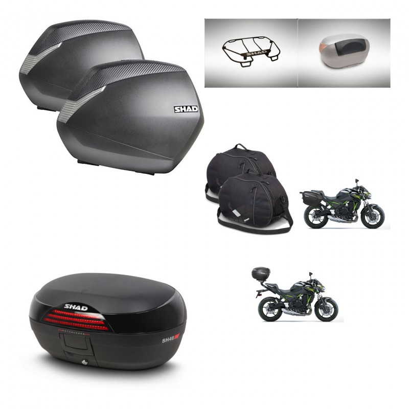 SHAD SH46 trunk + mounting bracket SH36 suitcases accessories 45 L KIT-463179