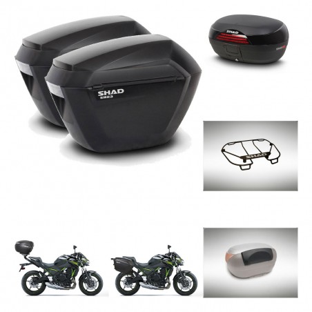 SHAD Baul SH46 + soporte montaje maletas sh23 accesorios 45 L KIT-463180