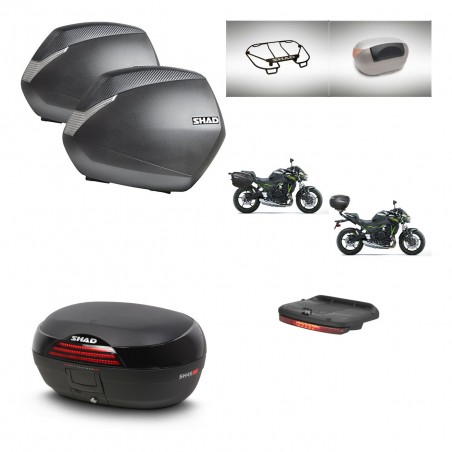 SHAD Baul SH46 + soporte montaje maletas SH36 accesorios 45 L KIT-463184