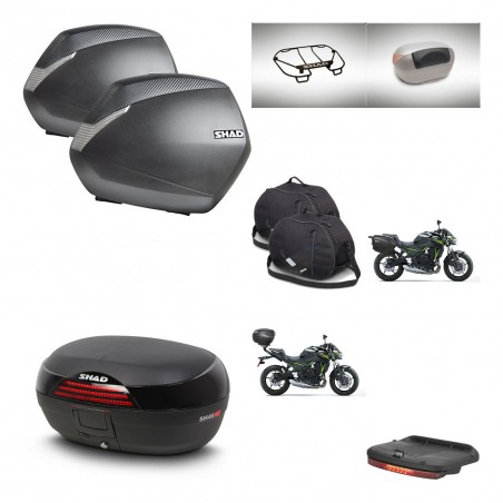 SHAD Baul SH46 + soporte montaje maletas SH36 accesorios 45 L KIT-463185